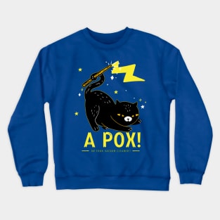 A Pox! On Your Vacuum Cleaner! Halloween Wizard Cat Crewneck Sweatshirt